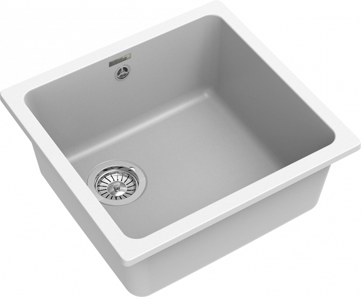 Мойка Rivelato BERKANA 45, 490х460х200мм, иней