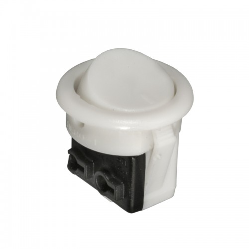 Выключатель врезной, Ø23мм, 250В/6А, пружинные терминалы, коричневый