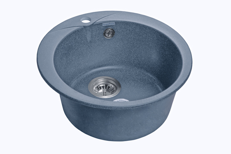 Мойка GranFest RONDO 480, d=475 мм, графит