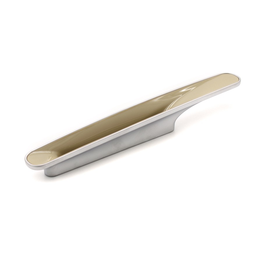 Ручка-скоба, UU07-0096-G0008-P43, Cameleon, 96мм, металл, капучино/матовый хром