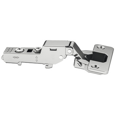 Петля полунакладная 310SM clip-on, без пружины, эксцентриковая регулировка, 48/6мм, БЕЗ ПЛАНКИ, Hafele