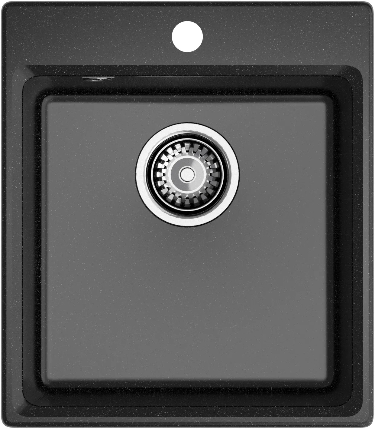 Мойка GranFest LEVEL 420, 420х480 мм, черный