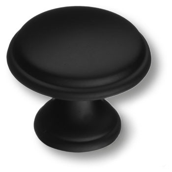 Ручка-кнопка, 15.330.29.09, d=29мм, металл, черный