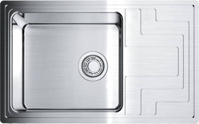 Мойка Mizu 78-LB-IN, универсальная, нержавеющая сталь, нержавеющая сталь