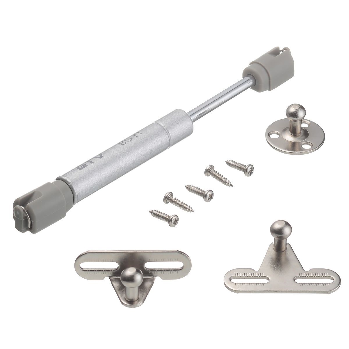 Кронштейн газовый 80N, L=160мм, серый, GTV