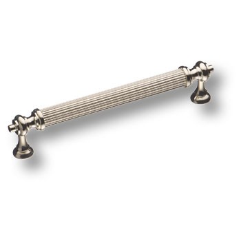 Ручка-скоба, 2512-016-128, 128мм, металл, глянцевый никель