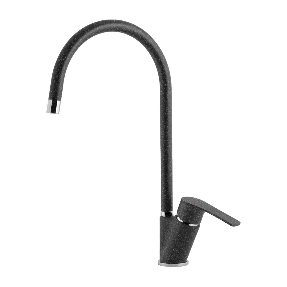 Смеситель GranFest 5023, d=35 мм, графит