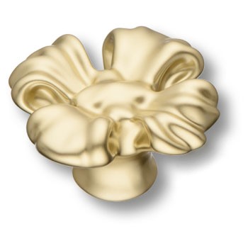 Ручка-кнопка, Г1G, 55х55х30мм, композит, золото, "Крестик"