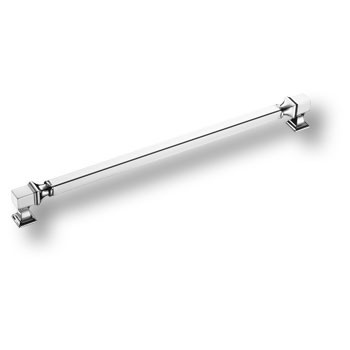 Ручка-скоба, BU 015.320.07SQ, 320мм, металл, глянцевый хром