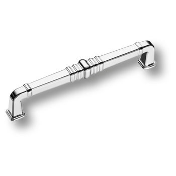 Ручка-скоба, KT 012.160.07, 160мм, металл, глянцевый хром