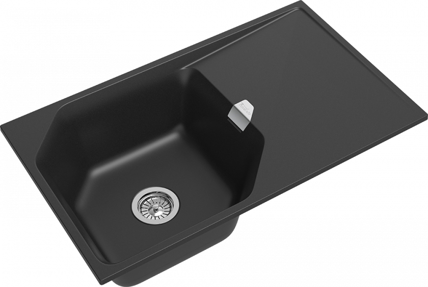 Мойка Rivelato LOCUS 85, 850х500х200мм, антрацит