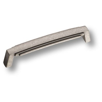 Ручка-скоба, 4215 0128 OSM, 128мм, металл, старое серебро