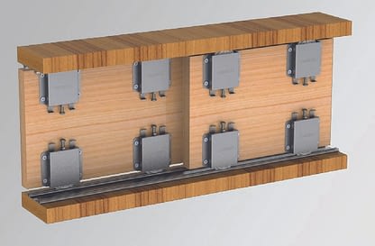 SMT 75T Алюминиевый профиль двойной, L=2000мм, Samet