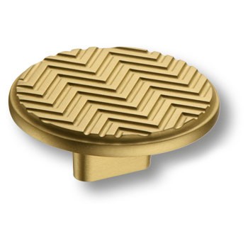 Ручка-кнопка, 4198 016MP35, d=60мм, металл, матовое золото