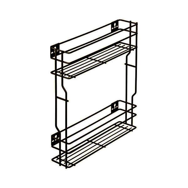 Корзина 150мм, 2 яруса, 109x464x534мм, боковое левое, с направляющими WE29.0012.01.924, графит, Cargo, Reis