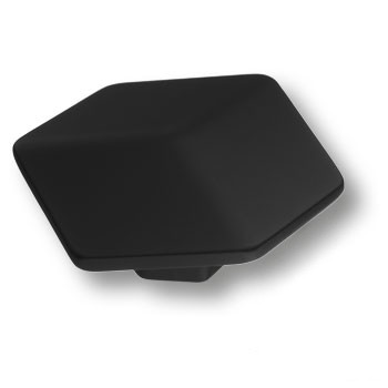 Ручка-кнопка, 4129016MP24, 30х60х66мм, металл, черный