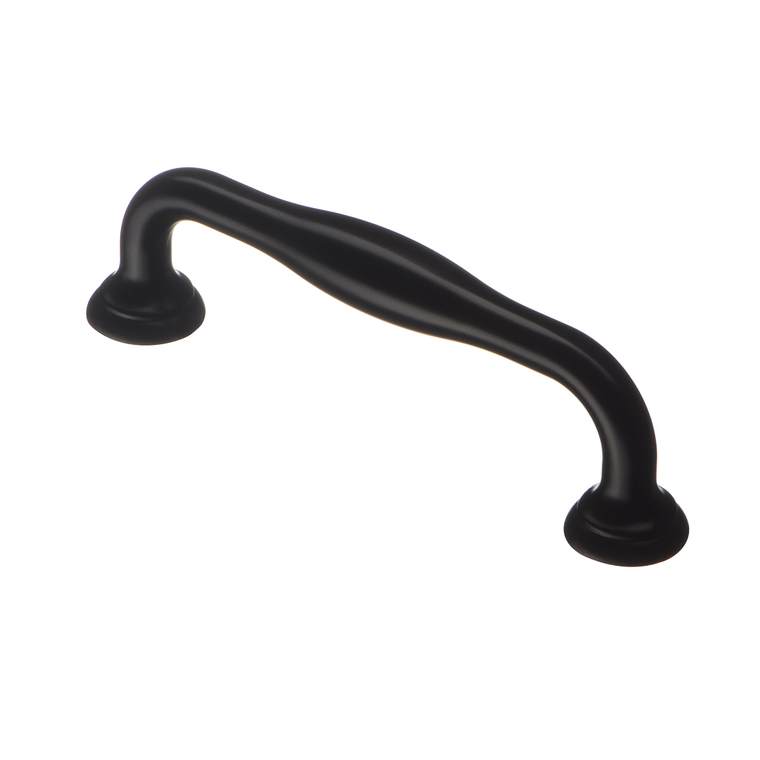 Ручка-скоба, 2360, 96мм, металл, черный матовый