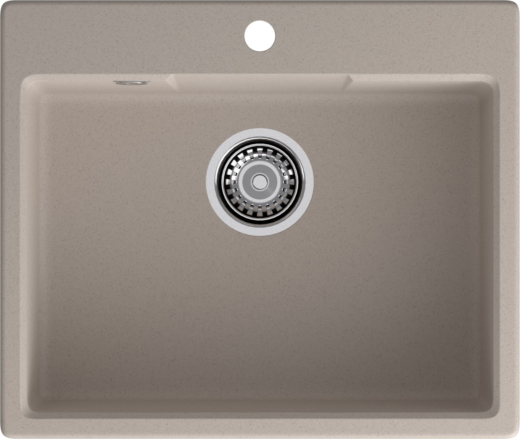 Мойка GranFest URBAN 658, 580х490 мм, песочный