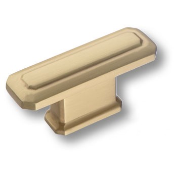 Ручка-кнопка, 4101016MP35, 27х19х59мм, металл, матовое золото
