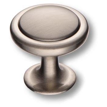 Ручка-кнопка, ISTIKBAL-50 INOX, d=30мм, металл, сатинированный никель