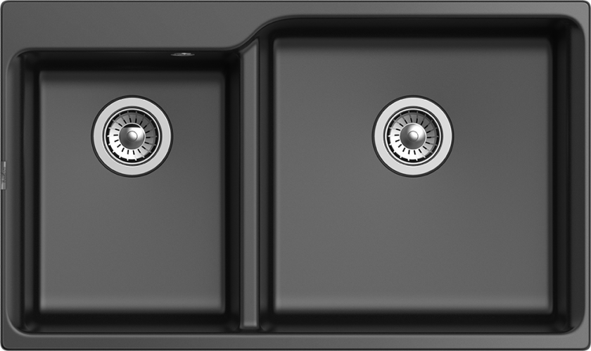 Мойка Rivelato AXEL 90D, 870х520x200 мм, антрацит