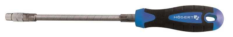 Отвертка с гибким стержнем 175мм + набор насадок, сталь CrV