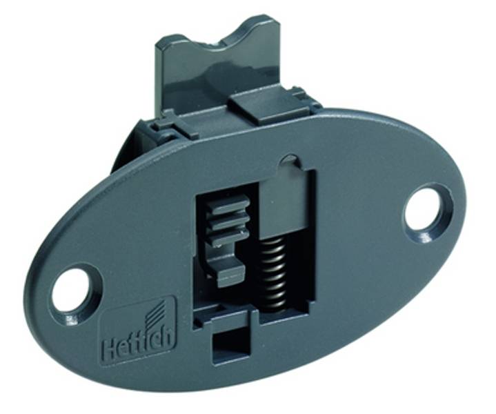 Верхний направляющий элемент с фиксатором SLIDE LINE 55 PLUS, пластик, серый