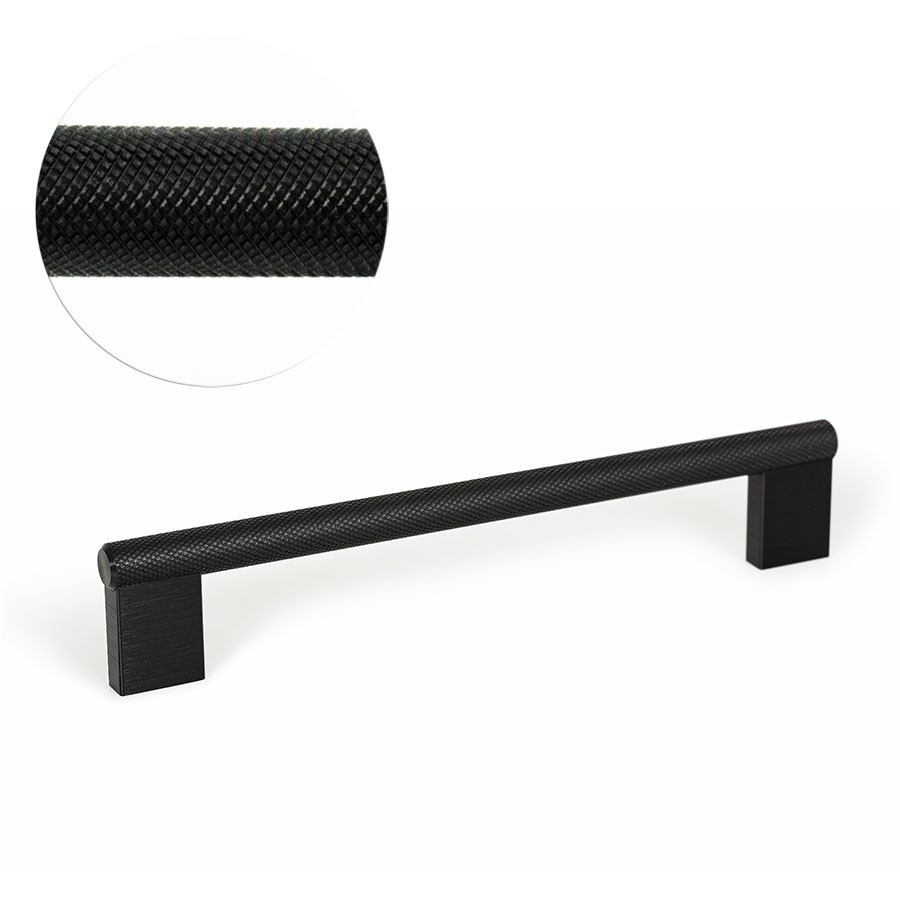 Ручка-скоба, GRAF2, 0430160L30, 160мм, металл, черный, Viefe