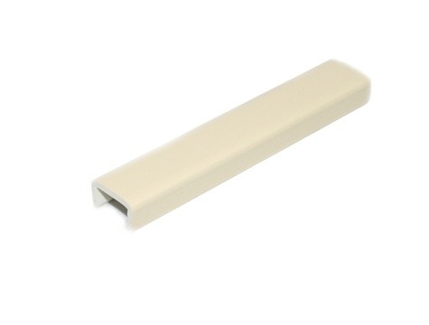 Торцевая заглушка для цоколя, h=100мм, пластик, ваниль, Россия