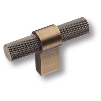 Ручка-кнопка, 8774 0008 ABM-ABM, 35х16х60мм, металл, старая бронза