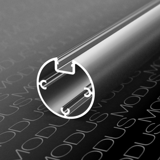 Профиль опорный ST01, L=6000мм, черный матовый, Modus
