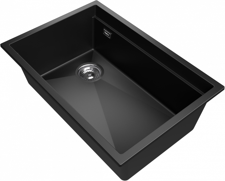 Мойка Rivelato LINO 654-L, 650х440х210мм, антрацит