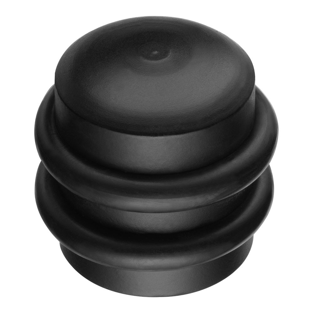 Стопор для двери, 03233 BLACK, металл, черный