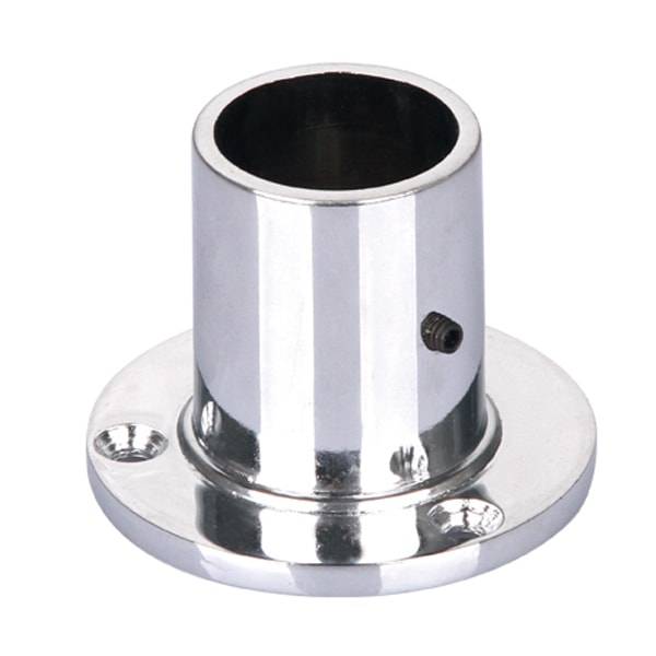 Фланец для трубы d=25мм,  h=45мм, ВЫСОКИЙ, хром, CMF