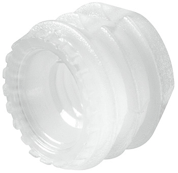 Футорка вклеиваемая, М6, 10х11мм, нейлон, белый, Hafele