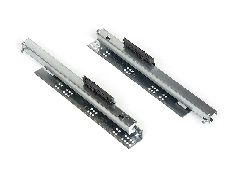 Направляющие SMART SLIDE PUSH OPEN SOFT-CLOSE, L=550мм, полного выдвижения, Samet