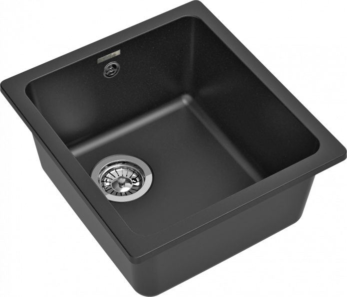 Мойка Rivelato BERKANA 35, 410х460х200мм, антрацит