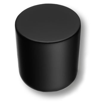 Ручка-кнопка, 8161-032, d=25мм, металл, черный