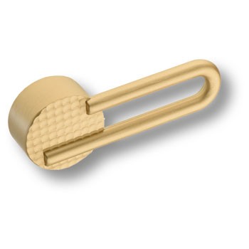 Ручка-скоба, AT 100.32.17, 32мм, металл, брашированное золото