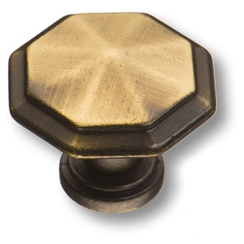 Ручка-кнопка, 15.309.01.04, d=35мм, металл, старая бронза