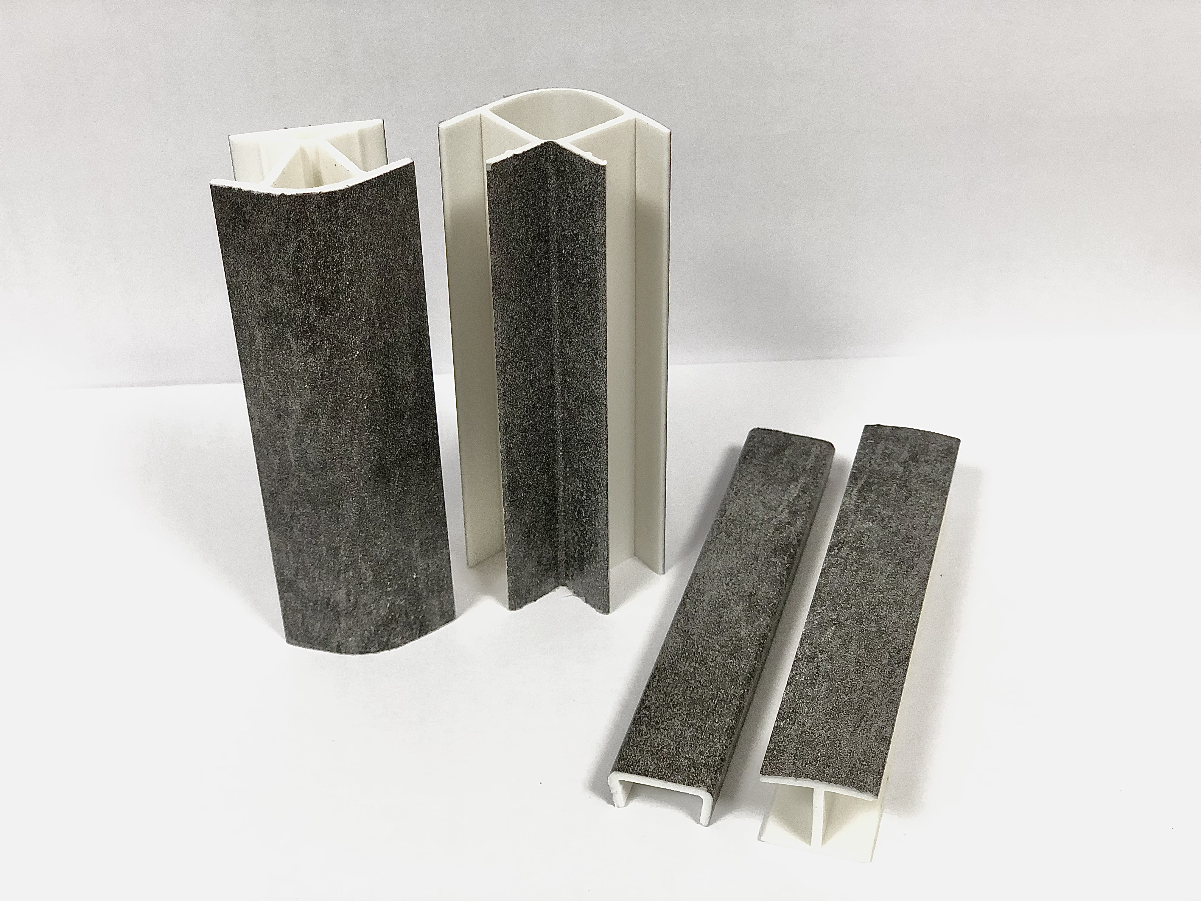 Соединительный элемент для цоколя, h=100мм, пластик, бетон темный, Россия