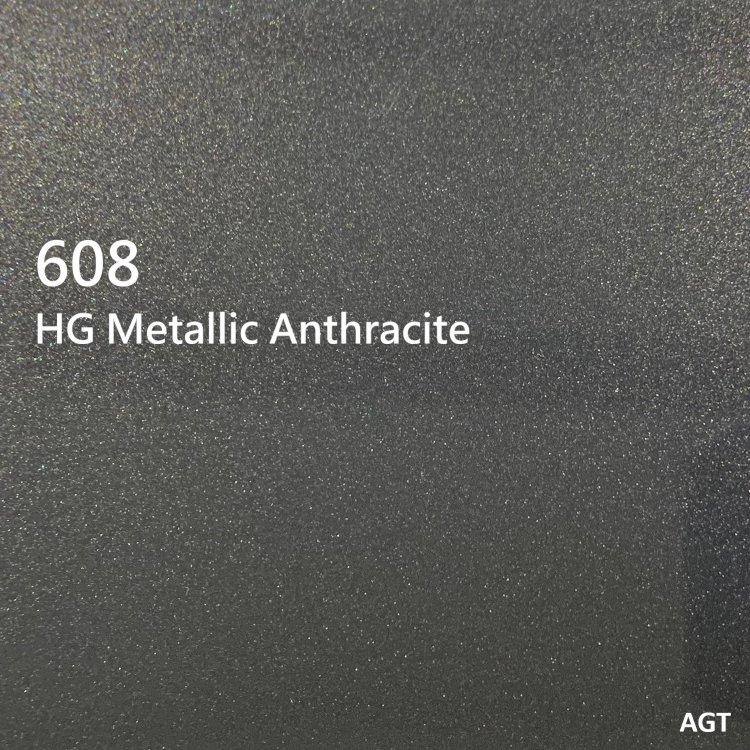 608, фасад, 18мм, антрацит металлик глянец, AGT