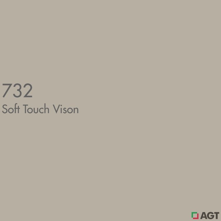 Панель, 732/3090, 18мм, 1220х2800мм, soft touch матовый визон/бежевый, AGT