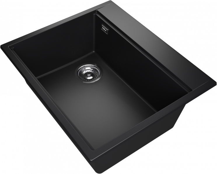 Мойка Rivelato TESORO 605-L, 600х510х200мм, черный
