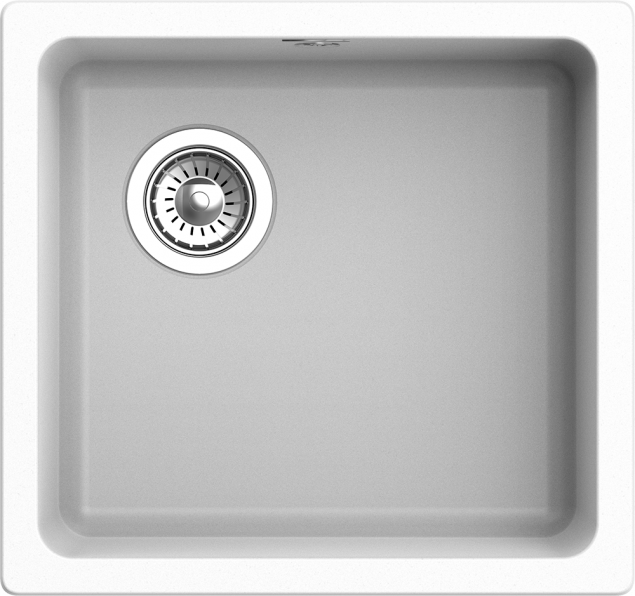 Мойка Rivelato BERKANA 45, 490х460х200мм, иней