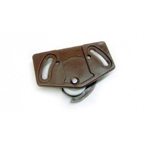 Ролик нижний мех раздвиж, коричневый