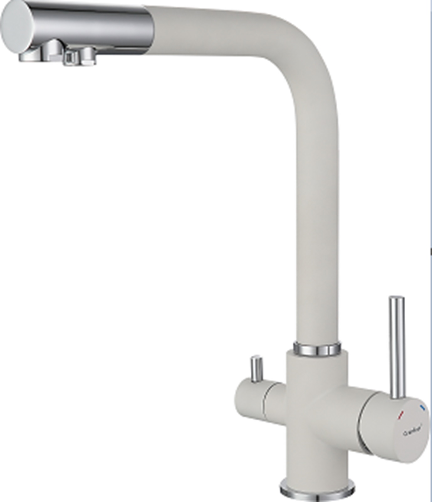 Смеситель GranFest 3611, d=50 мм, иней