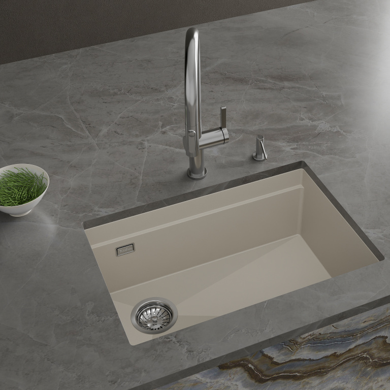 Мойка Rivelato LINO 654-L, 650х440х210мм, топаз