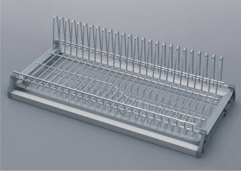 Сушка одноуровневая, 600мм, с поддоном, хром, Rejs