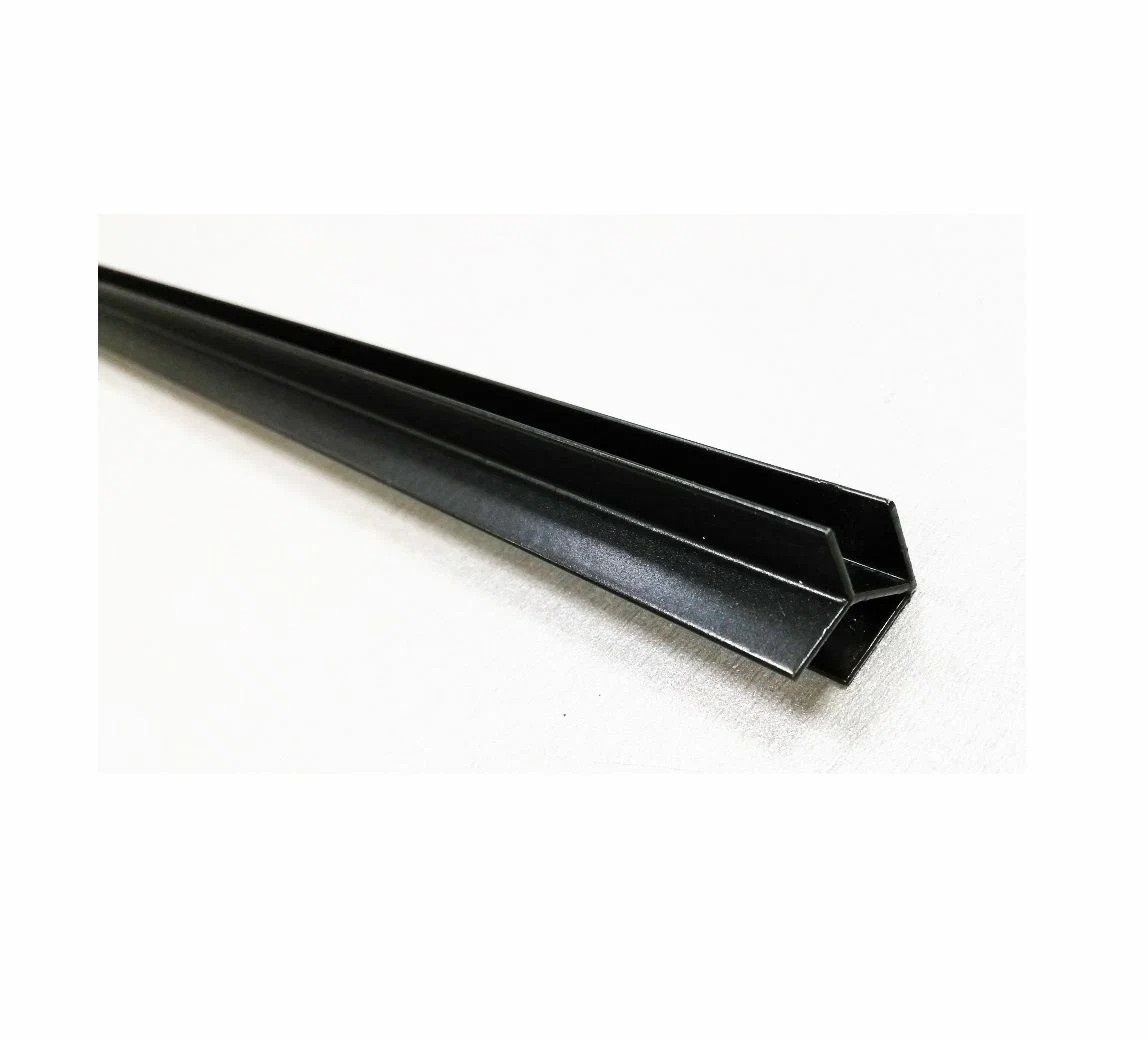 СТ-4 4мм Планка угловая (елочка) для щита L=3000мм, черный